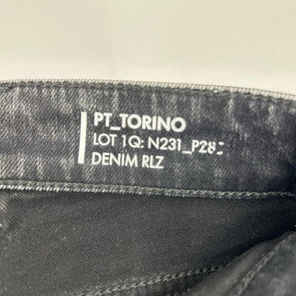 PT TORINO N231-P285 Distressed Stretch Jeans Gray Size 28