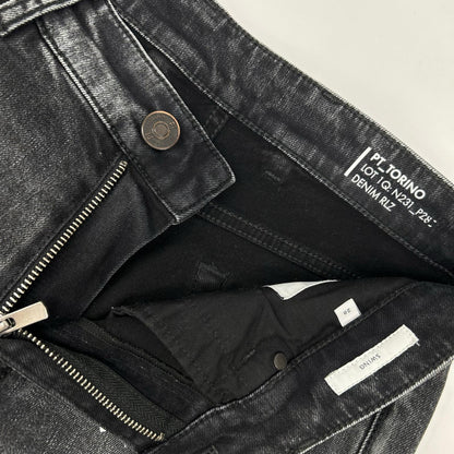 PT TORINO N231-P285 Distressed Stretch Jeans Gray Size 28