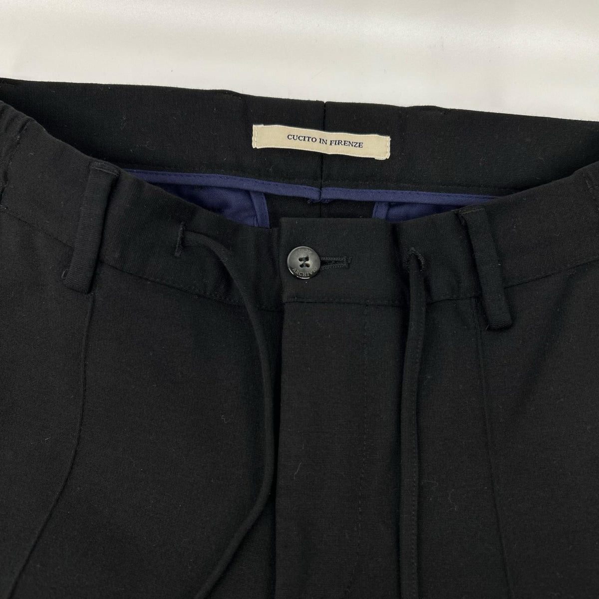 giab's ARCHIVIO 993099 Black Easy Rayon Slacks Pants Size 42