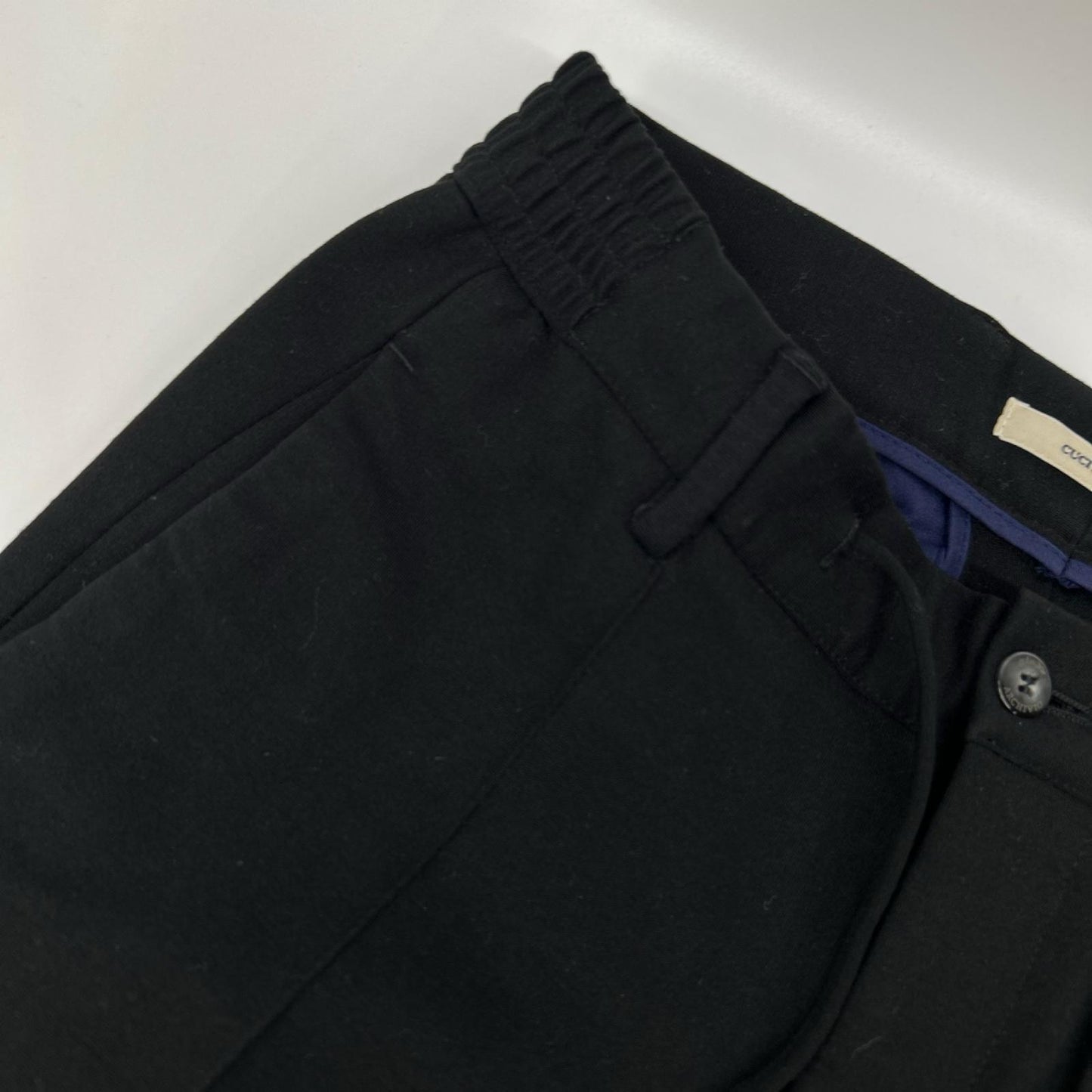 giab's ARCHIVIO 993099 Black Easy Rayon Slacks Pants Size 42