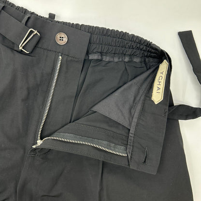 YCHAI YBU021 Black Polyester Shorts