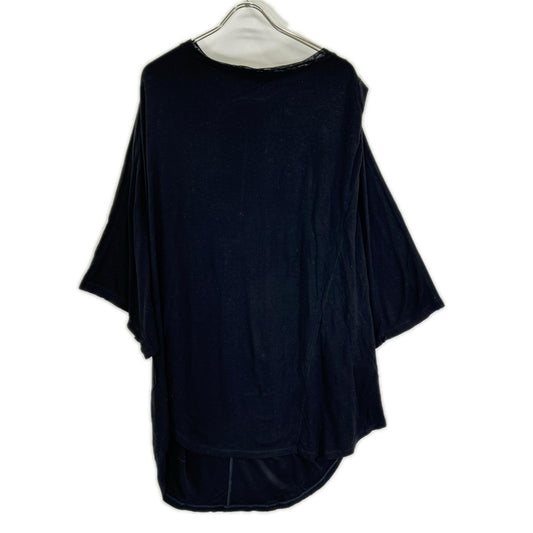 JULIUS '23 Collection 827CUM7 Short Sleeve Poncho Black