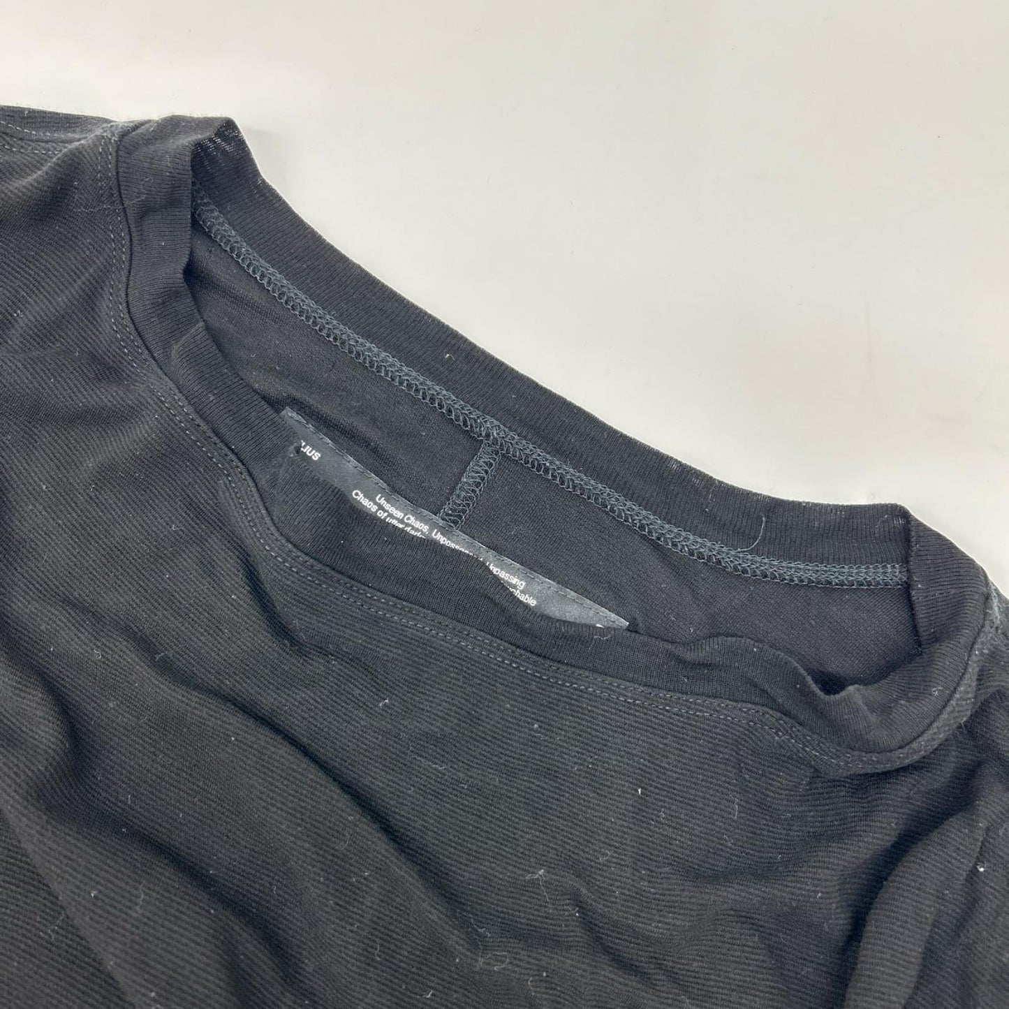 JULIUS '23 Collection 827CUM7 Short Sleeve Poncho Black