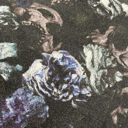LAD MUSICIAN 21AW Skull Floral Print T-Shirt Black Size M