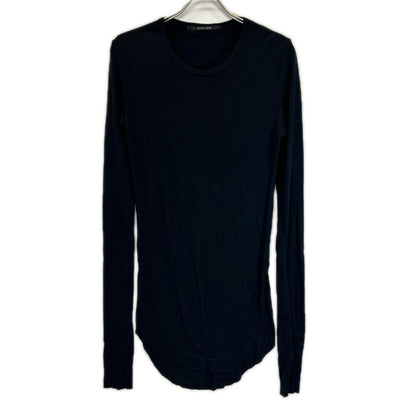 D.HYGEN ST101-0824S Rayon Long Sleeve T-Shirt Black Size 2
