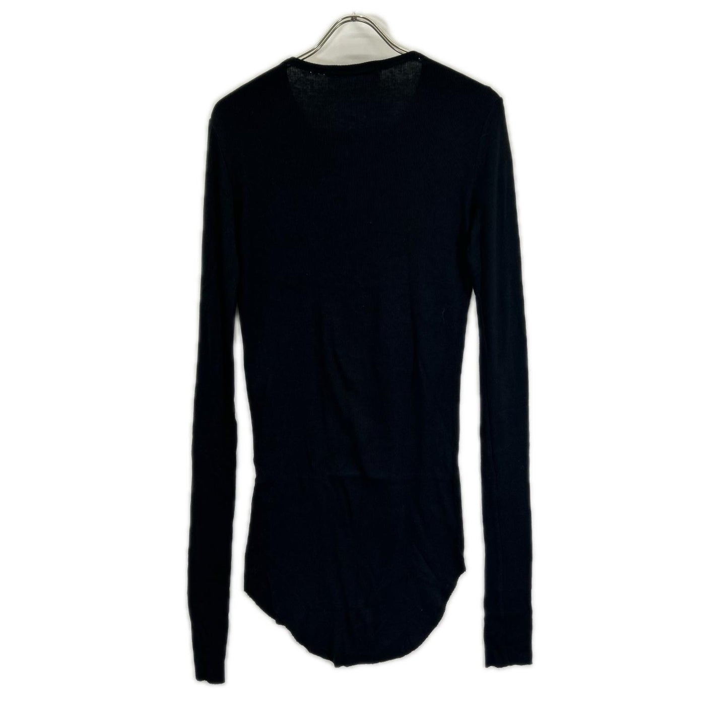 D.HYGEN ST101-0824S Rayon Long Sleeve T-Shirt Black Size 2