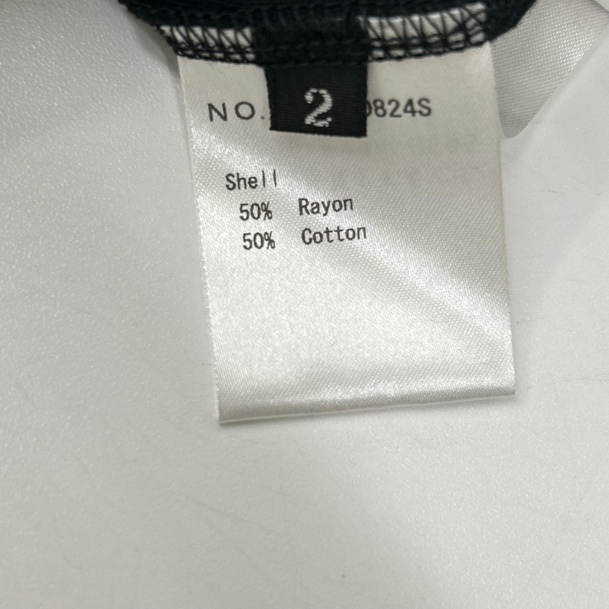 D.HYGEN ST101-0824S Rayon Long Sleeve T-Shirt Black Size 2