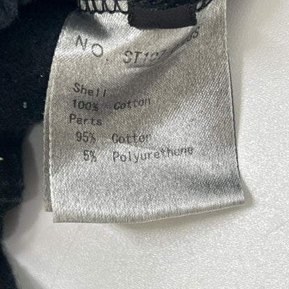 D.HYGEN ST107-0723S French Terry Jogger Pants Black Size 1