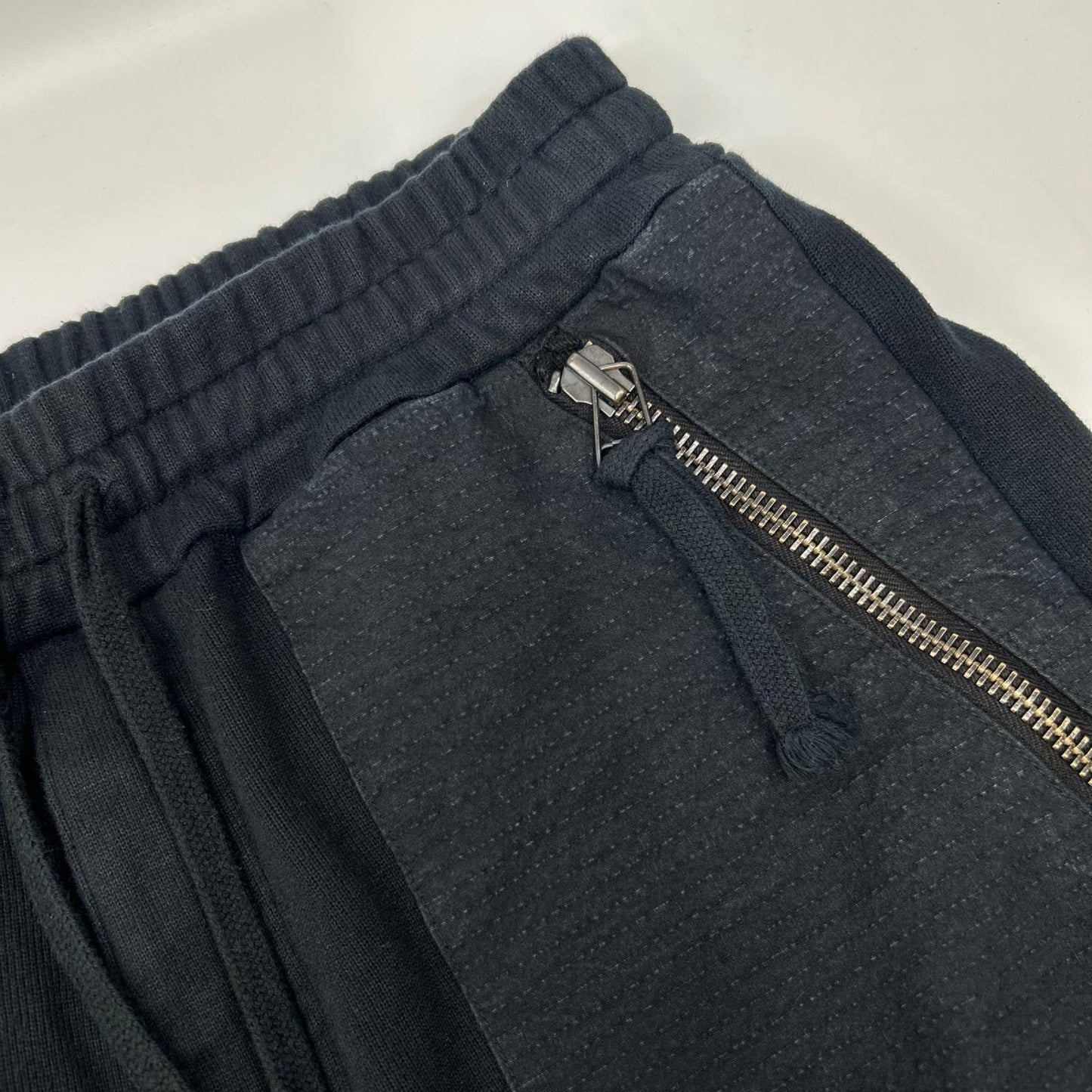 D.HYGEN ST107-0723S French Terry Jogger Pants Black Size 1