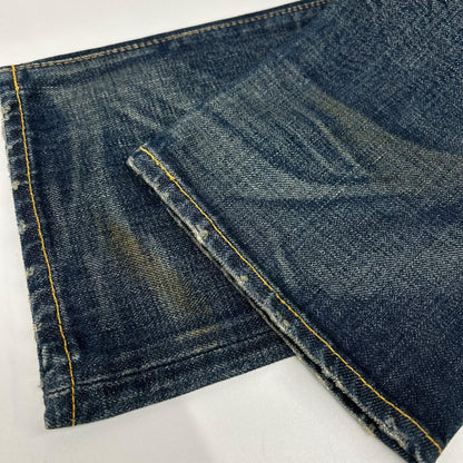 RRL 21040 Straight Leg Indigo Denim Jeans Size 30×30