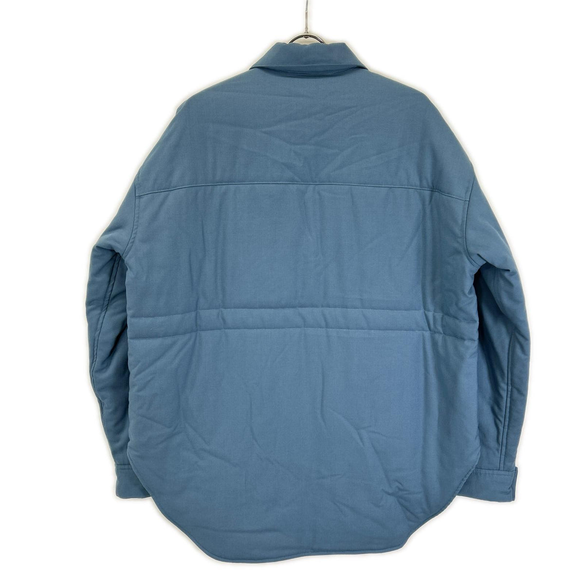 MARNI 20AW Wool Padded Shirt Blouson Blue Size 44