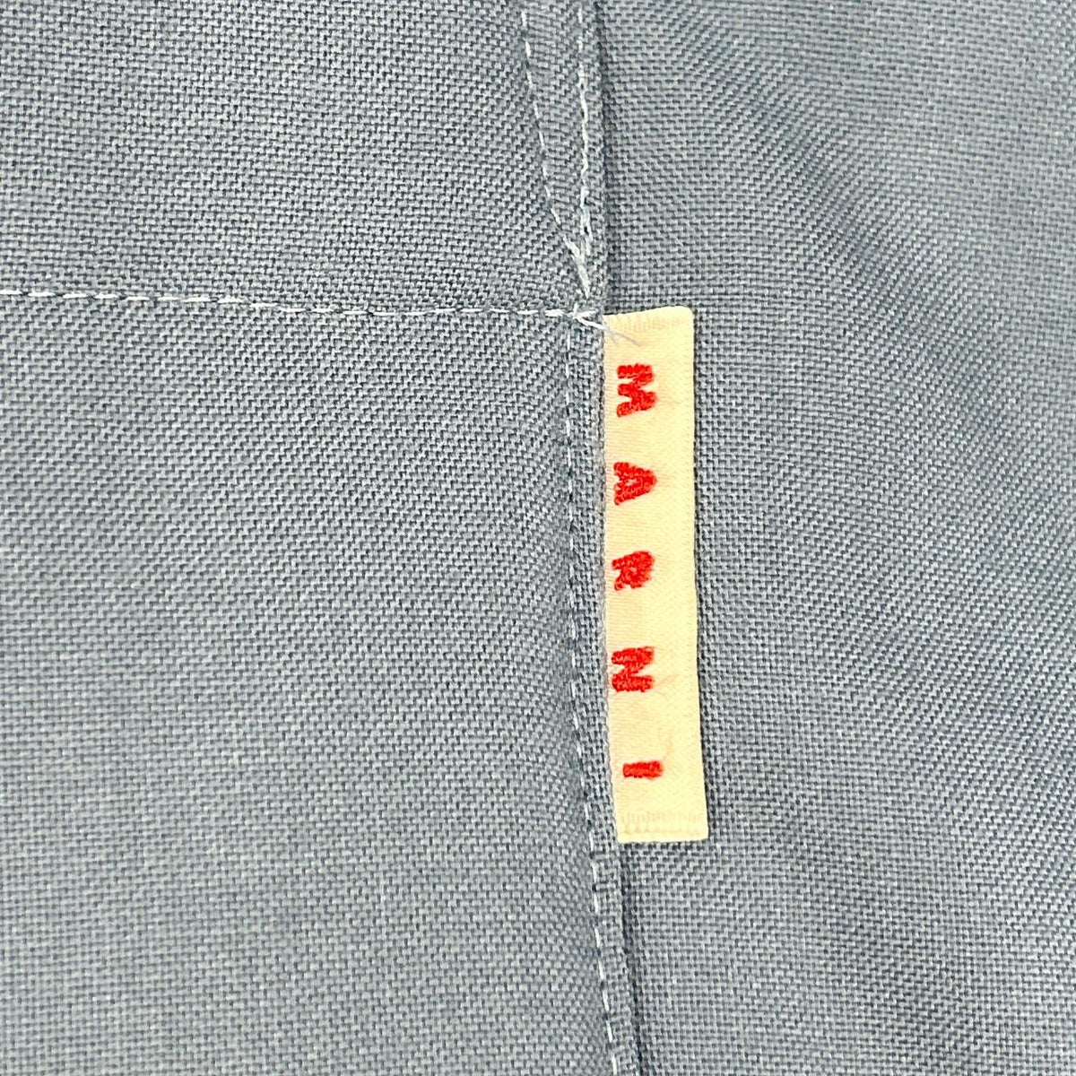 MARNI 20AW Wool Padded Shirt Blouson Blue Size 44