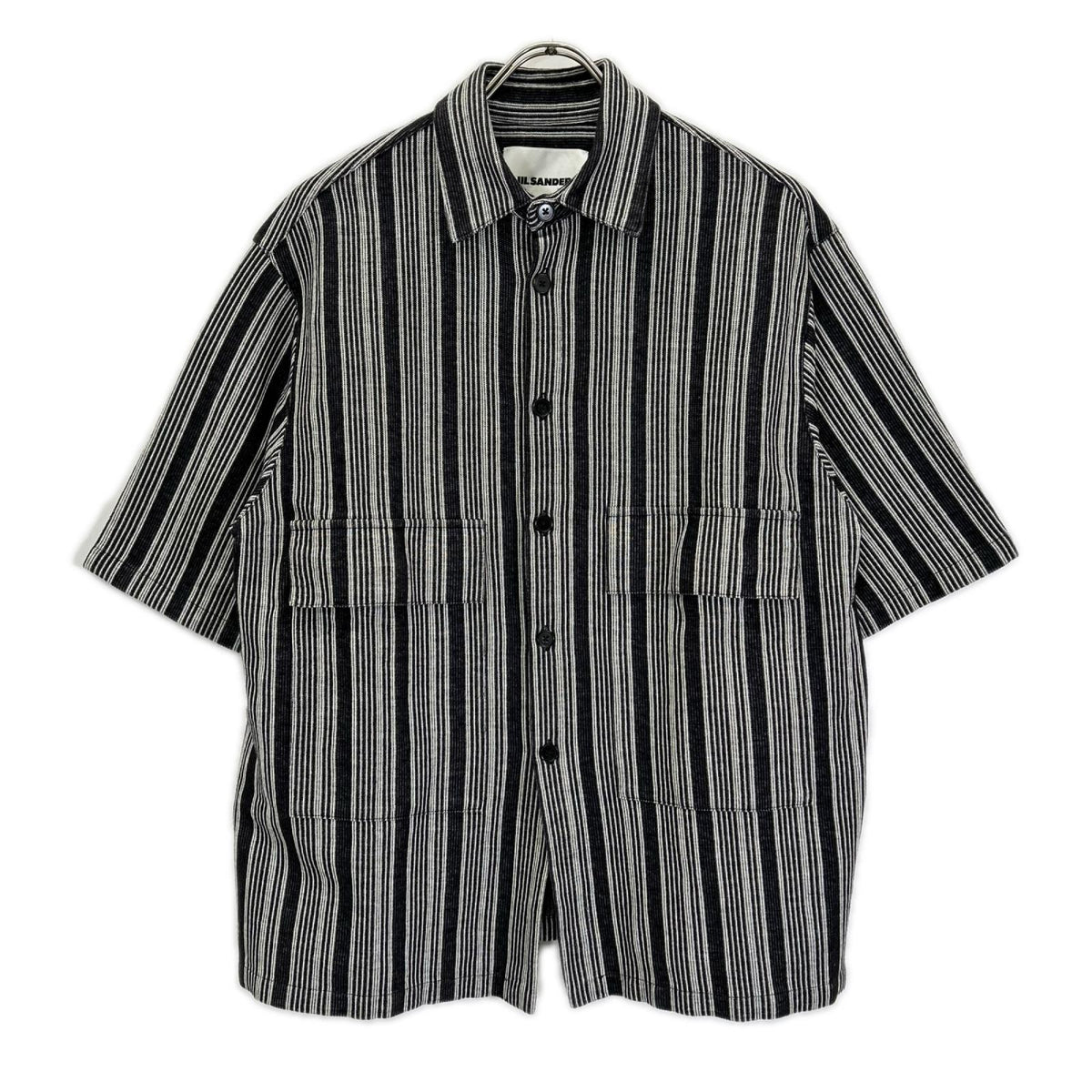 JILSANDER JSMQ707013 Button Up Shirt Navy Size S
