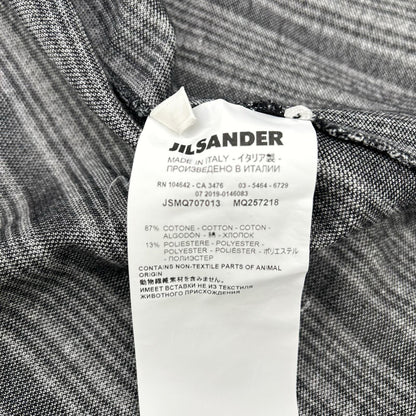 JILSANDER JSMQ707013 Button Up Shirt Navy Size S