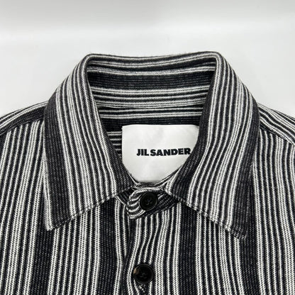 JILSANDER JSMQ707013 Button Up Shirt Navy Size S