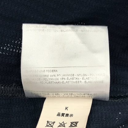 T-JACKET Navy Cotton Stretch Double-Breasted Jacket Size M