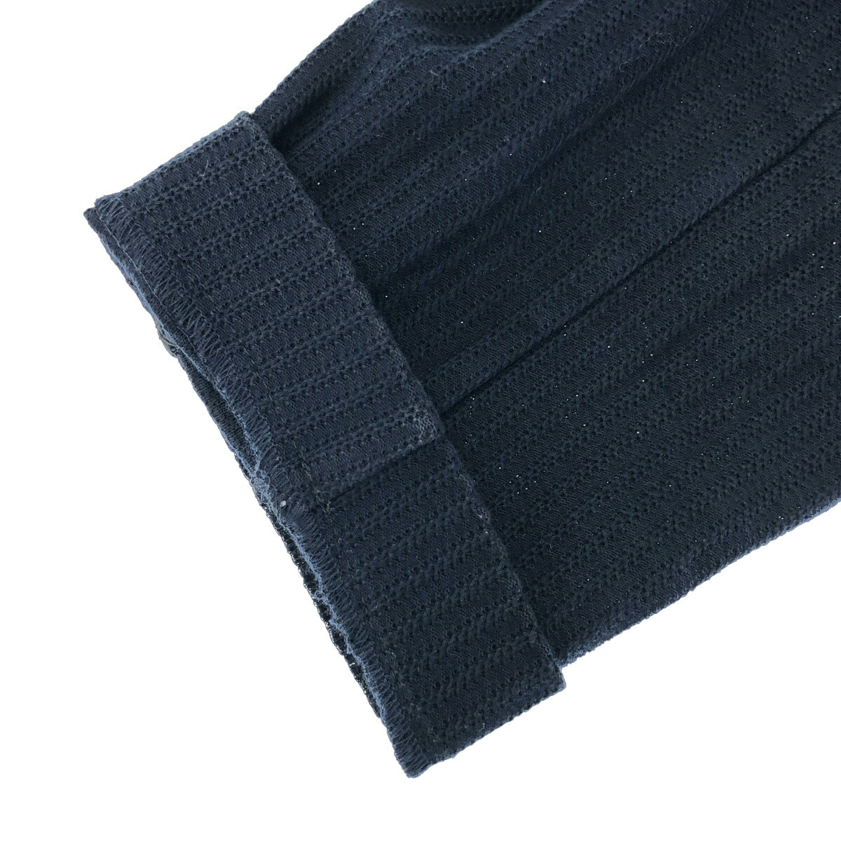 T-JACKET Navy Cotton Stretch Double-Breasted Jacket Size M
