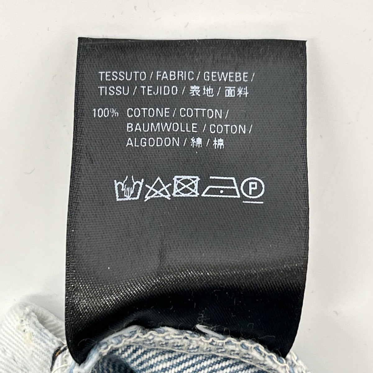 BALENCIAGA '18 534522 TYE14 Indigo Denim Shorts Size 29