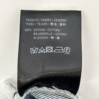 BALENCIAGA '18 534522 TYE14 Indigo Denim Shorts Size 29