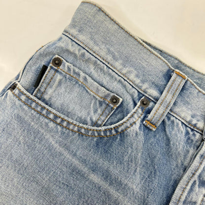 BALENCIAGA '18 534522 TYE14 Indigo Denim Shorts Size 29