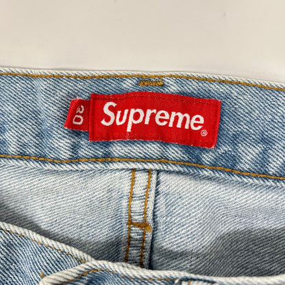 Supreme Light Blue Stone Washed Slim Jeans Size 30