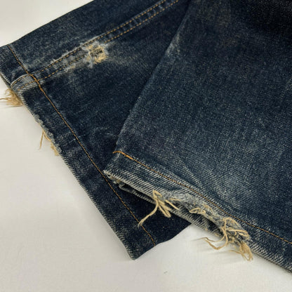 SAINT LAURENT JEANS YP00-092 Button Fly Indigo Jeans Size 28