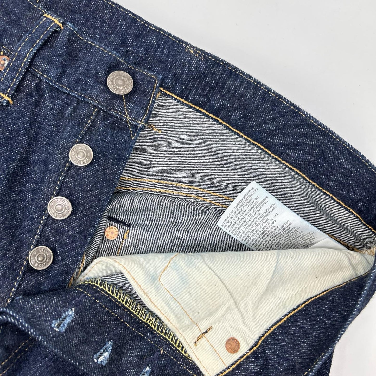 LEVI'S 503BXX Button Fly Indigo Denim Jeans Size W26