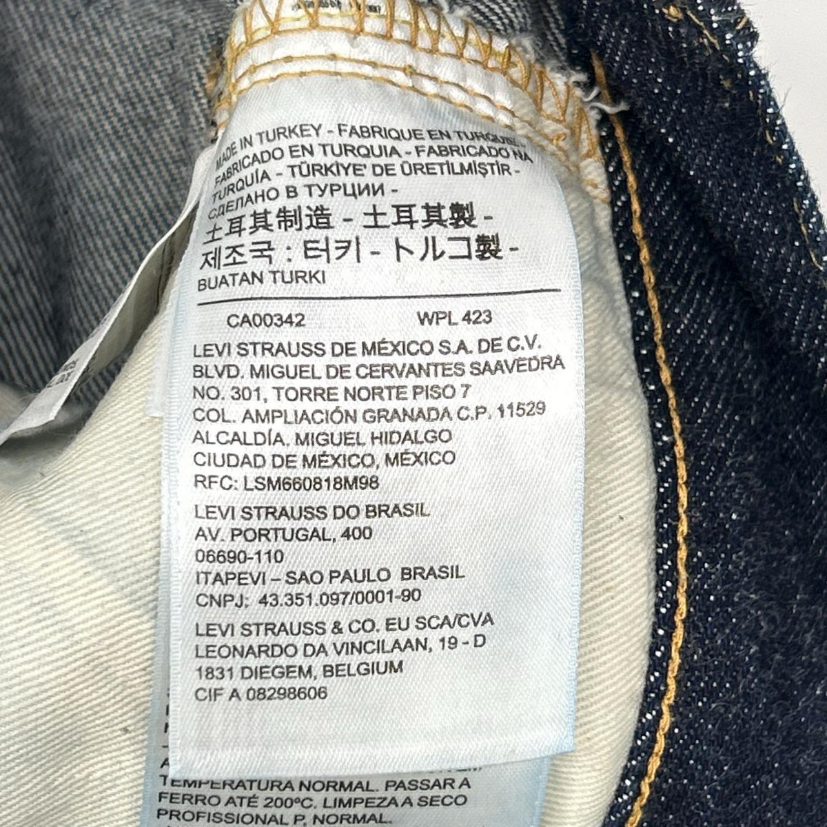 LEVI'S 503BXX Button Fly Indigo Denim Jeans Size W26