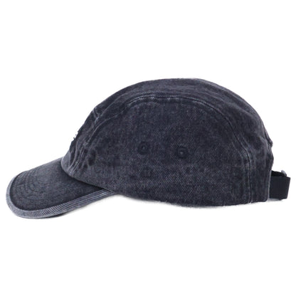Supreme 24SS Coated Denim Camp Cap Black