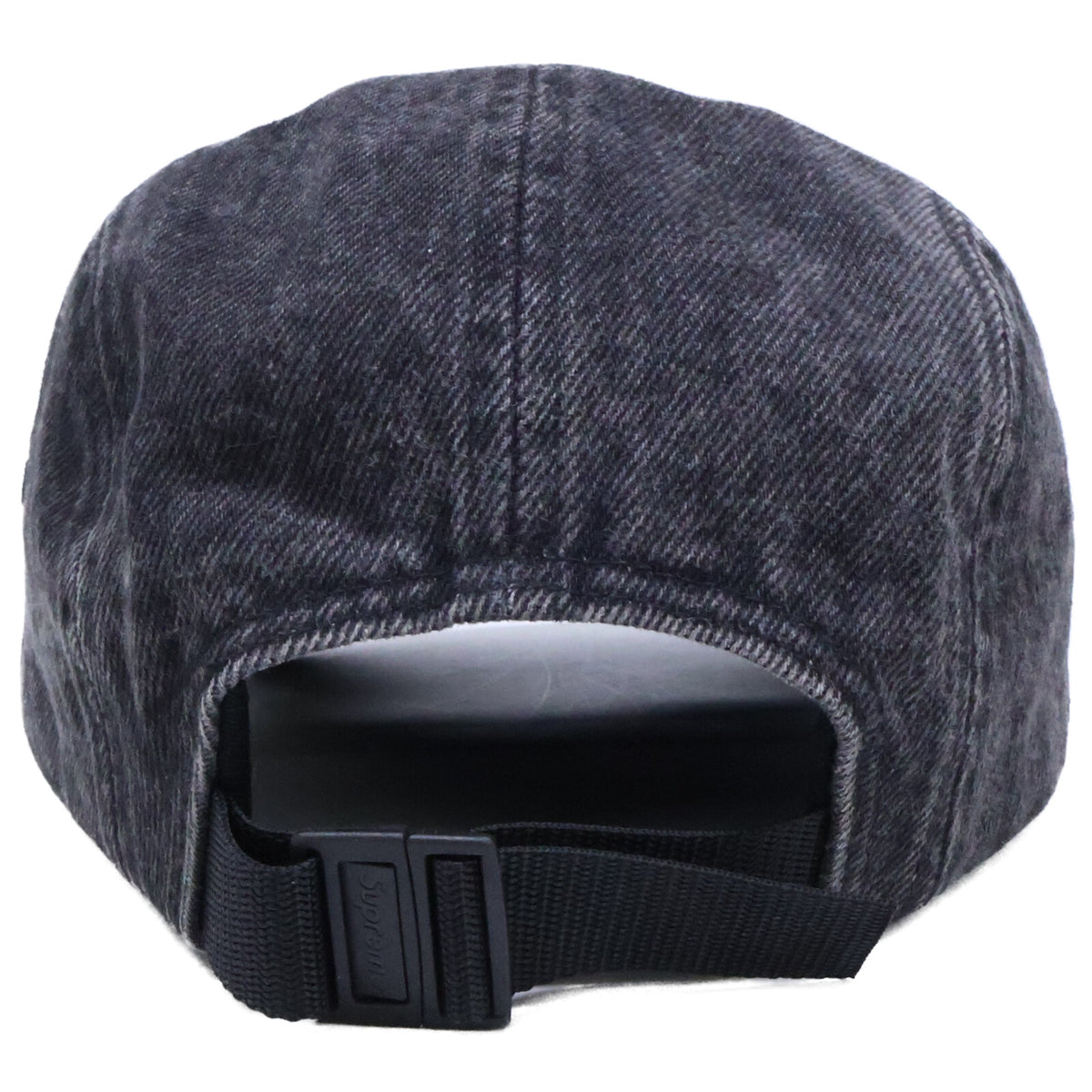Supreme 24SS Coated Denim Camp Cap Black