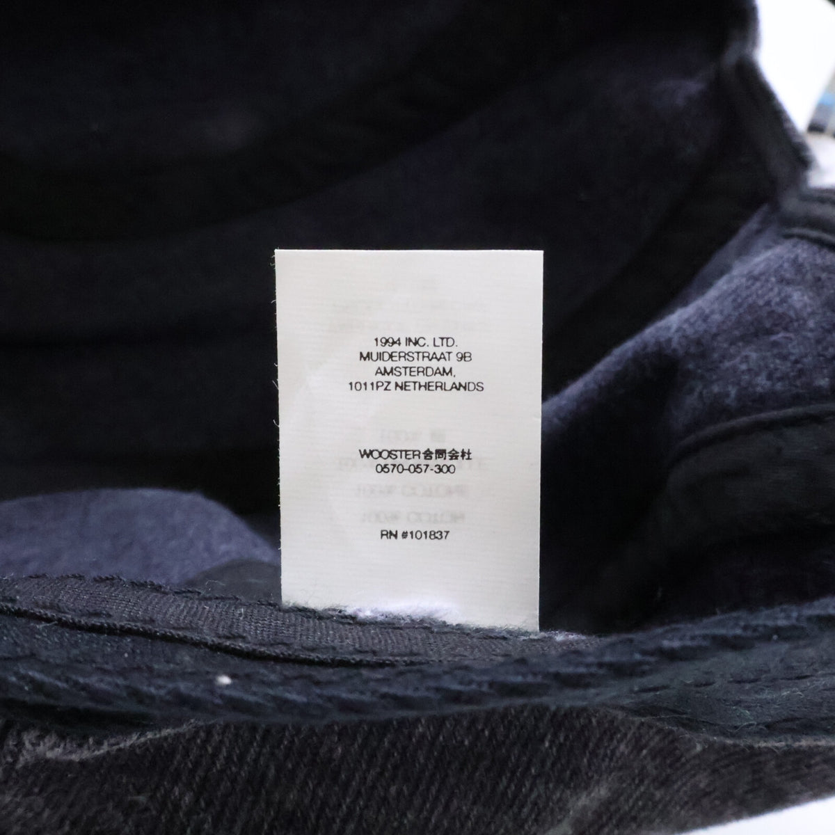 Supreme 24SS Coated Denim Camp Cap Black