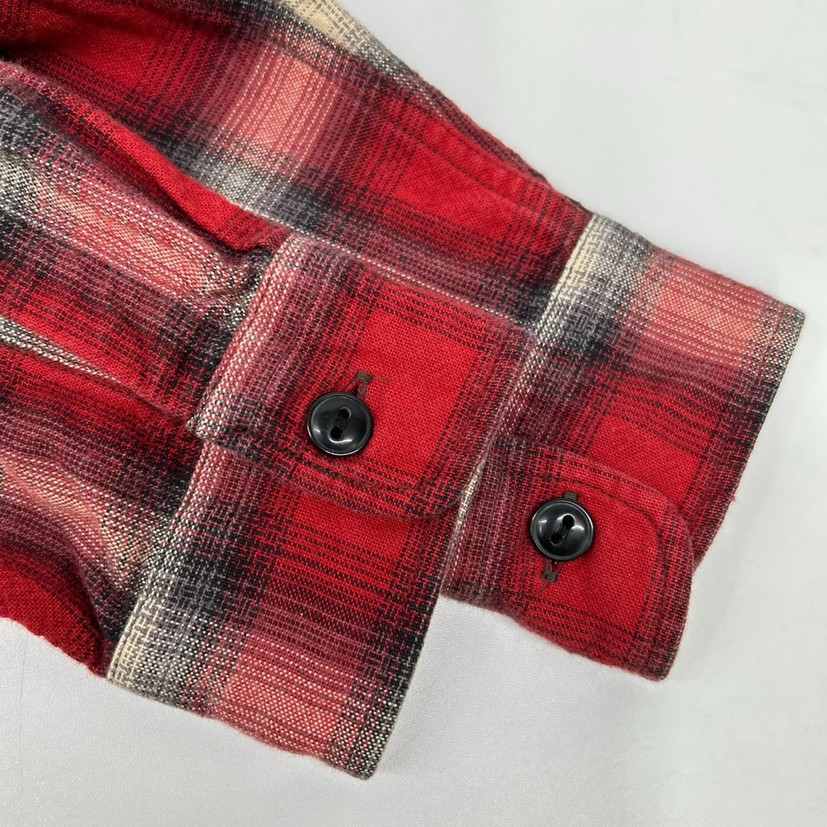 RRL Red Cotton Double Pocket Check Shirt Size 165/88A