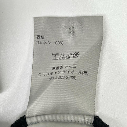 DIOR Bee Pique Polo Shirt Black Size 46