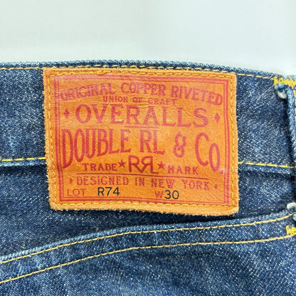 RRL Indigo Denim Jeans 782685680001 Size 30