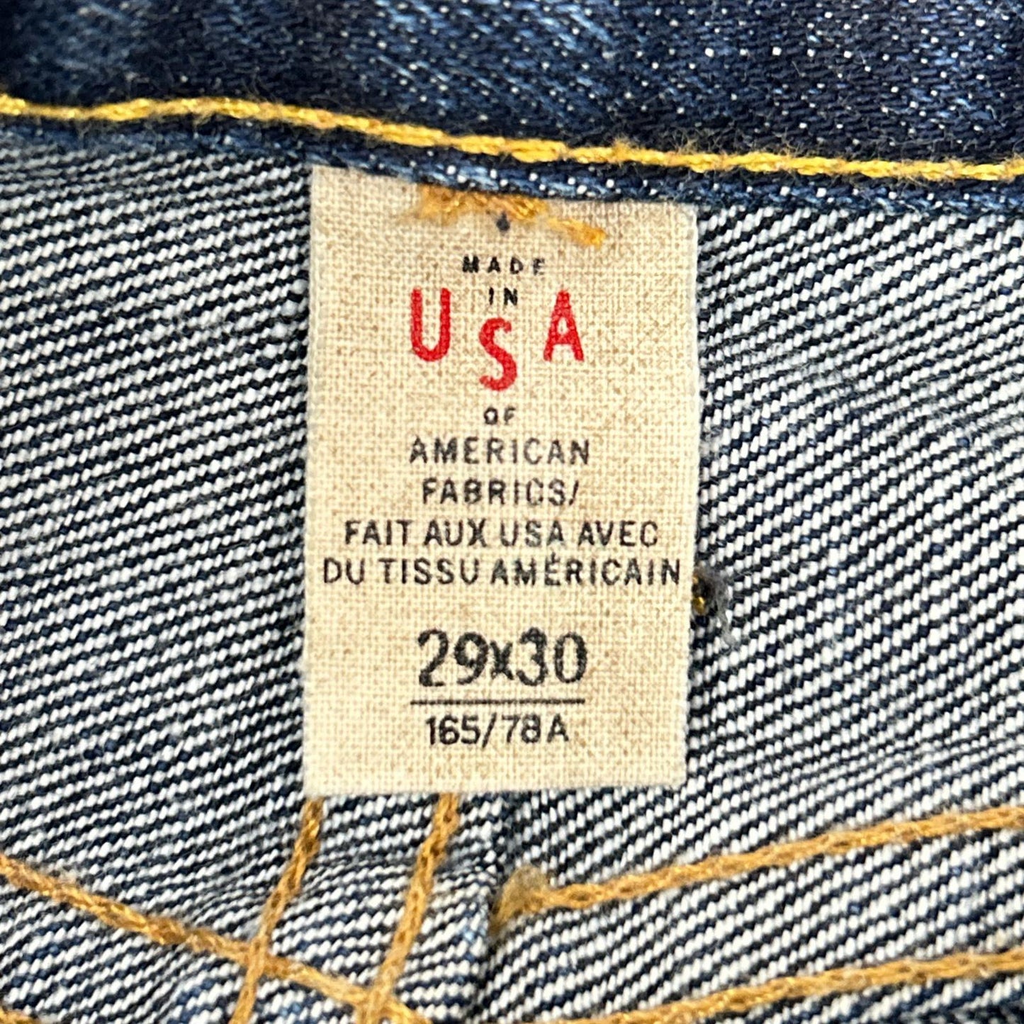 RRL Indigo Denim Jeans R154RB04 Size 30