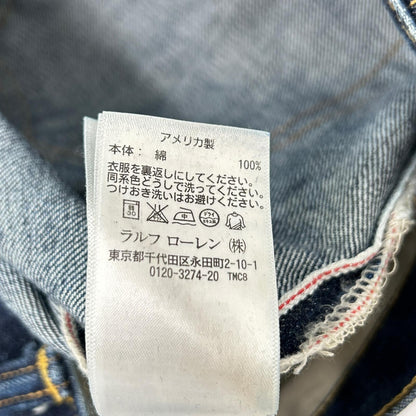 RRL Indigo Denim Jeans R154RB04 Size 30