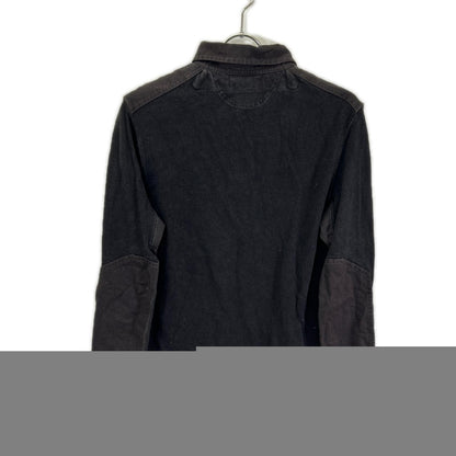 RRL Charcoal Elbow Patch Henley Top Size XS