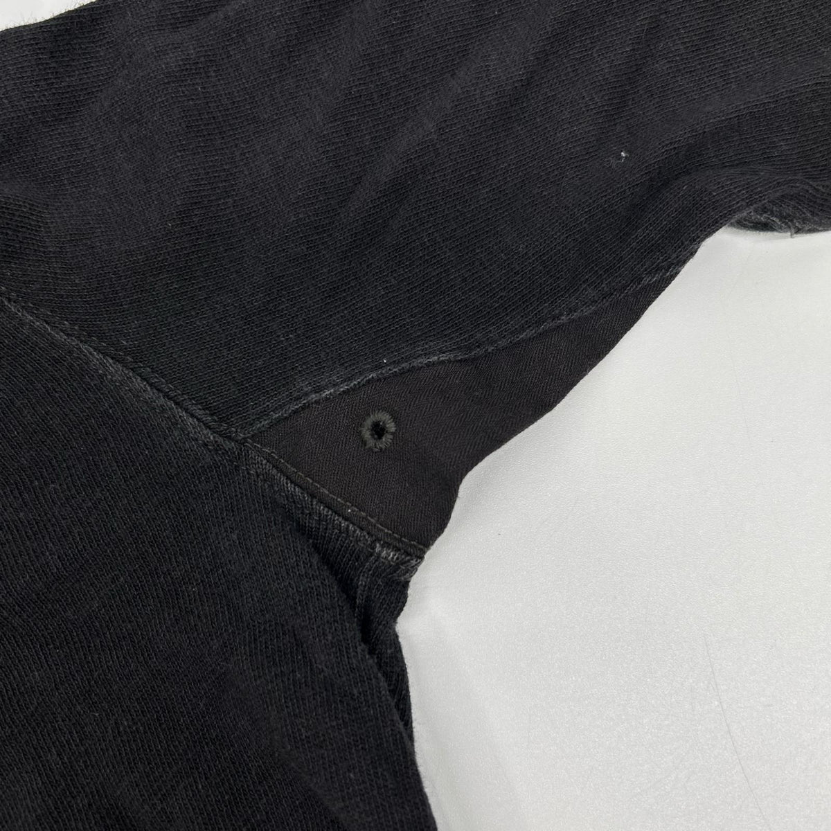 RRL Charcoal Elbow Patch Henley Top Size XS