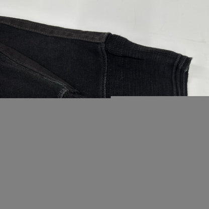 RRL Charcoal Elbow Patch Henley Top Size XS