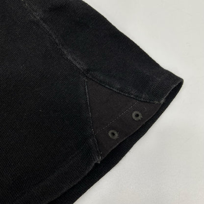 RRL Charcoal Elbow Patch Henley Top Size XS