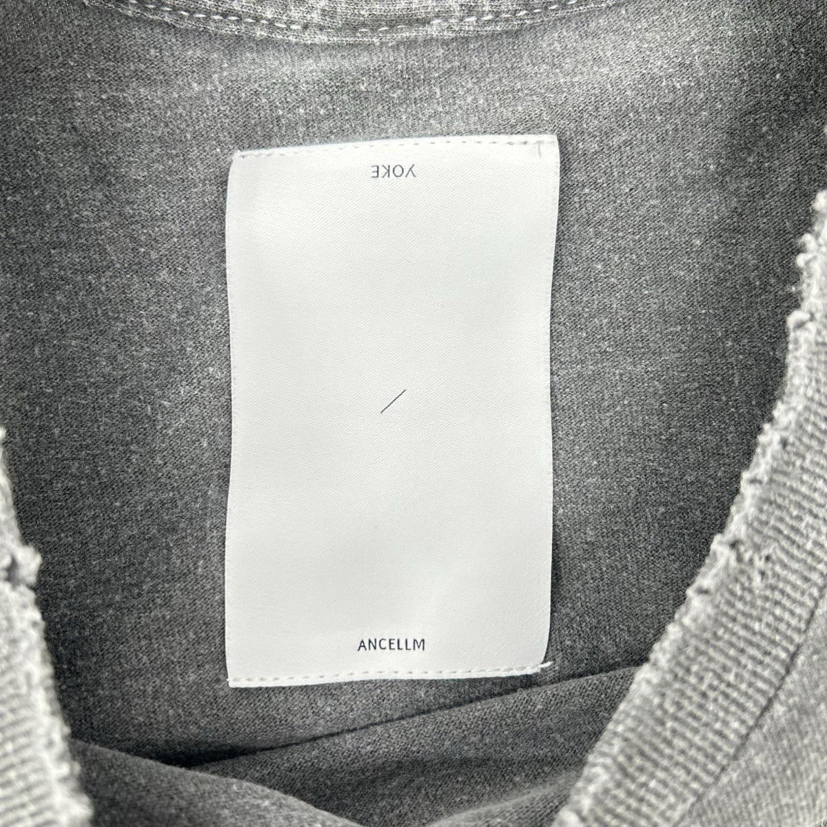 YOKE x Anselm Embro SS Tee XO Gray