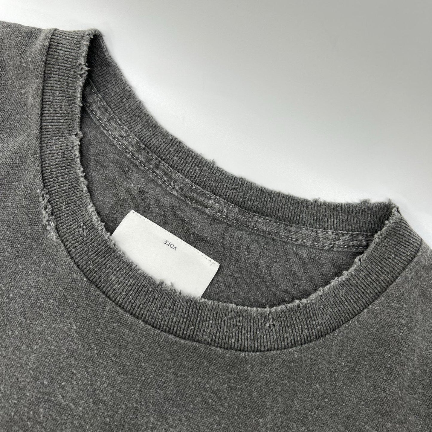 YOKE x Anselm Embro SS Tee XO Gray