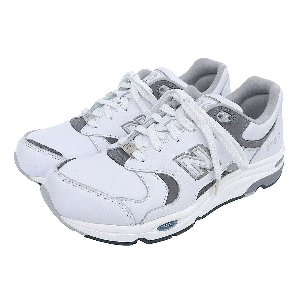 NEW BALANCE 1700 Leather Low-Cut Sneakers White Size 9.5(US)