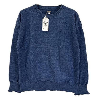 BLUEBLUE Navy Ganges Knit Sweatshirt Size 3