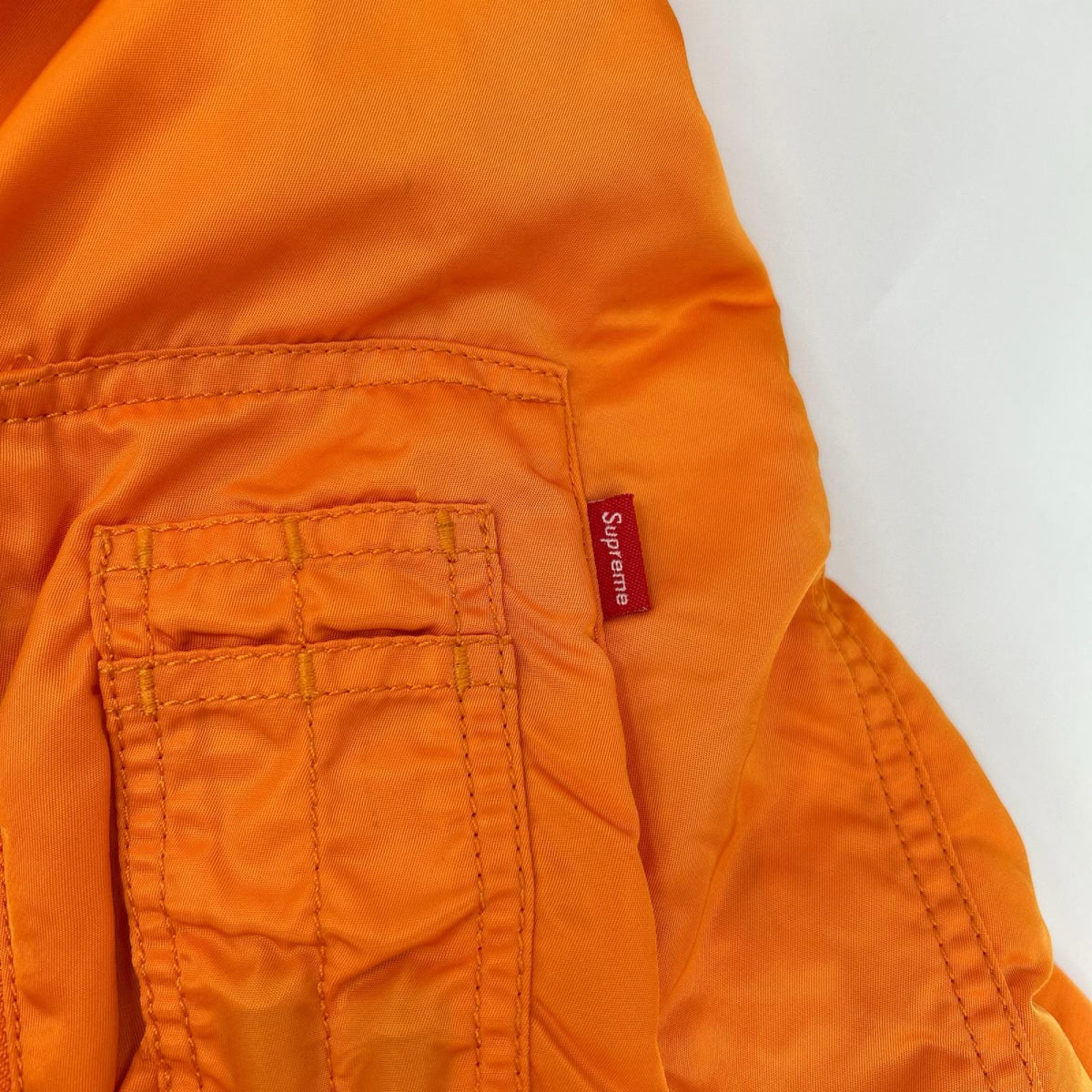 Supreme 16SS Orange Checkered Bomber Jacket