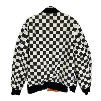 Supreme 16SS Orange Checkered Bomber Jacket