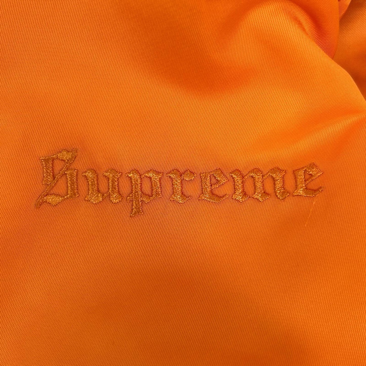 Supreme 16SS Orange Checkered Bomber Jacket