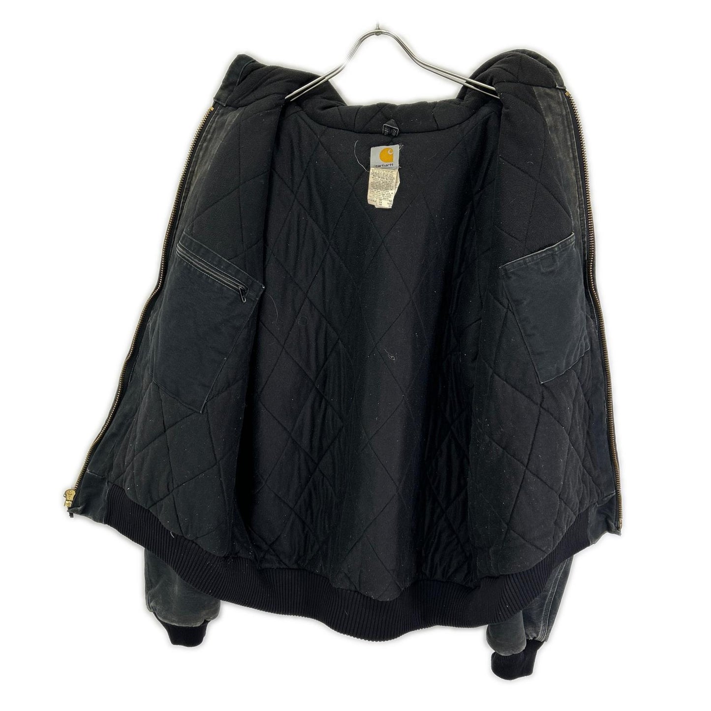 carhartt 00s USA Black Active Parka Jacket Size 2XL