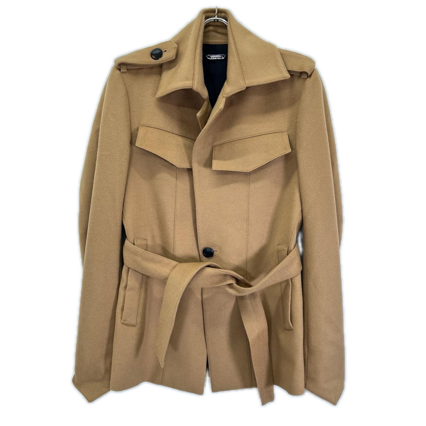 kiryuyrik 24AW Cashmere Beaver Safari Jacket Brown Size S