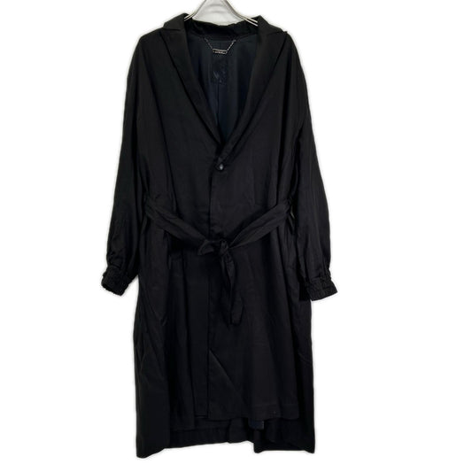 kiryuyrik 24SS Black Drape Over Coat Size S